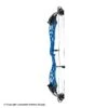Bowtech Reckoning 39 Gen2 Compound Target Bow (Medium Cam) -Apex Archery 1033261 blue