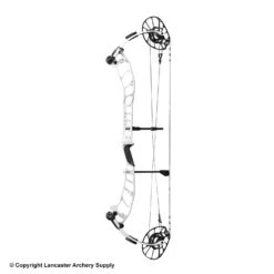 PSE Shootdown Pro Compound Target Bow (E2 Cam) -Apex Archery 1034129 white